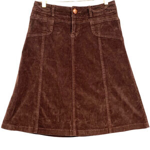 VTG Y2K Tulle Velvet Skirt XS Brown A Line Retro Boho Hippie Grunge Gilmore Girl